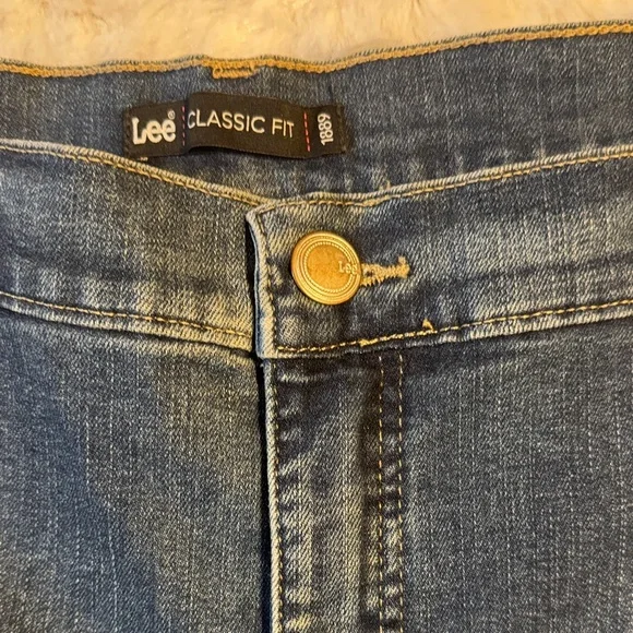 Lee Women's Dark Blue Straight Leg Jeans - Picture 2 of 8